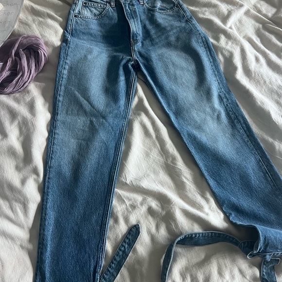 Reformation ankle tie jeans NWT - Picture 1 of 5